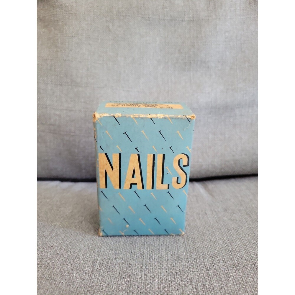 Vtg Box All American Trading Hot Dip Annular Nails Thread Shake Japan Steel Prop